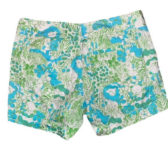 Lilly Pulitzer “It’s a Zoo” Callahan Limeade Shorts - 4 - Picture 7 of 14